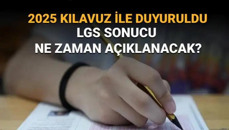 LGS 2025 Sonuçları İçin Takvim Açıklandı: Öğrenciler Merakla Bekliyor!