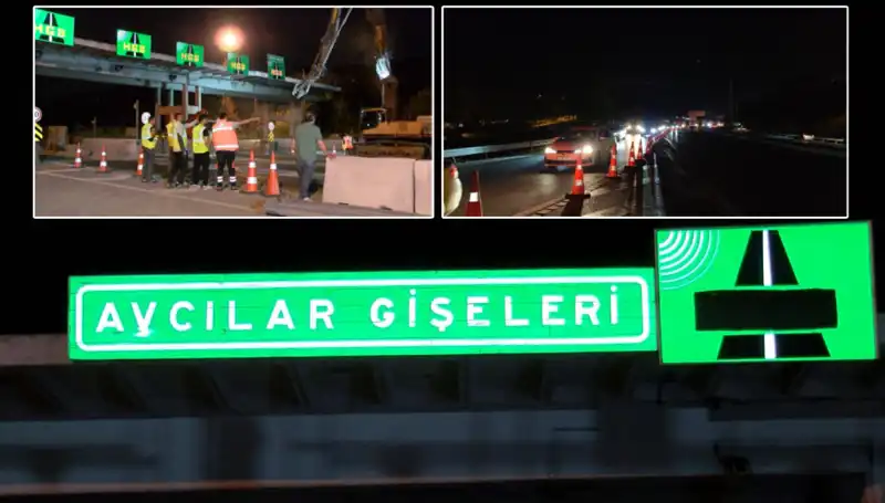 İstanbul'un Yoğun Trafiği Avcılar Gişelerinde Çifte Kapanma ile Zora Girdi