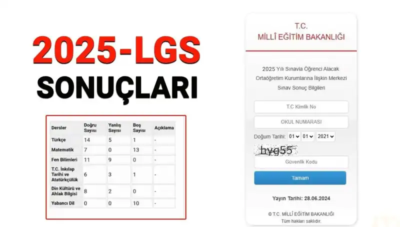 2025 LGS Sınav Sonuçları Ne Zaman Açıklanacak? Öğrenciler Heyecanla Bekliyor!
