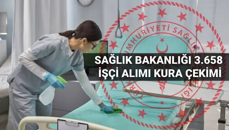 Sağlık Bakanlığı 2025'te 3.658 İşçi Alımı Kurası İçin Geri Sayım Başladı!