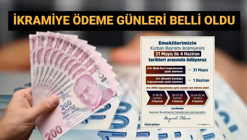 Emeklilerin Bayram Sevinci: İkramiyeler Ne Zaman Hesaplarda Olacak?