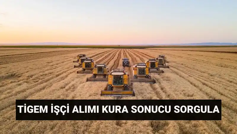 TİGEM 306 İşçi Alımı Kura Sonuçları Açıklandı: İsim Listesi ve Mülakat Tarihleri!