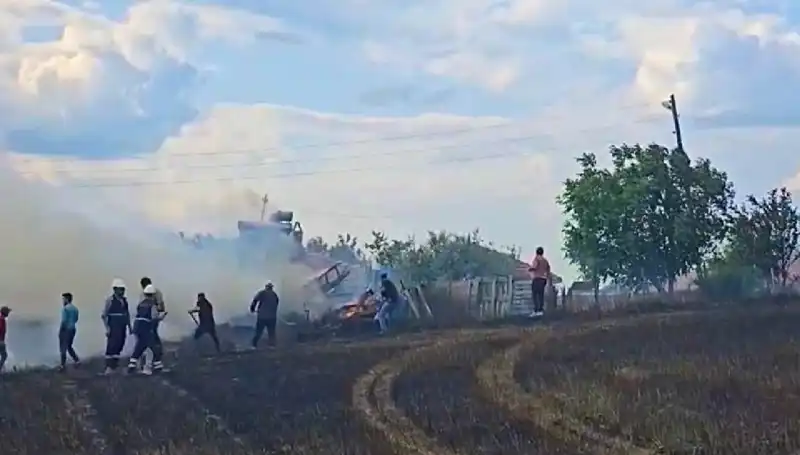 Tarlayı Kundaklayan Şüpheli, 96 Saat İçinde Polisi Aşarak Yakalandı