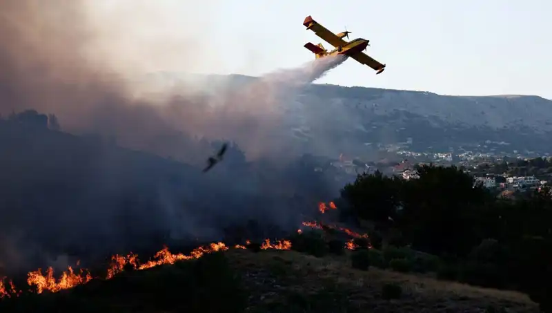 Sakız Adası'nda Kontrol Altına Alınan Orman Yangını Sonrası İlk Gelişmeler